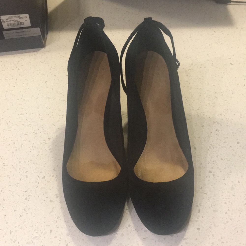 Alex + Alex Velvet Block Heels